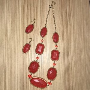Necklace and Earrings